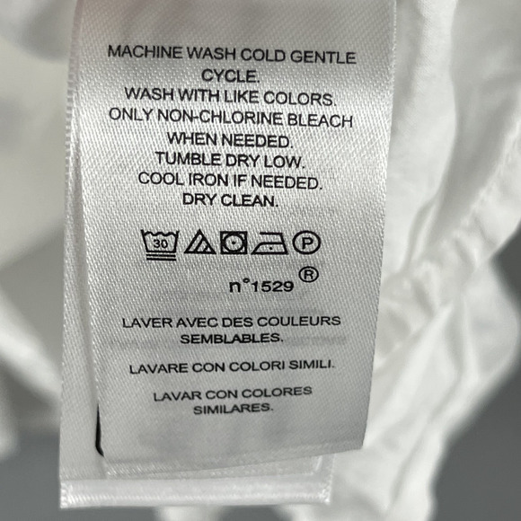 Lauren Ralph Lauren Embroidered Tiered Dress Womens 8 Voile Tassel Boho Peasant - Picture 12 of 16